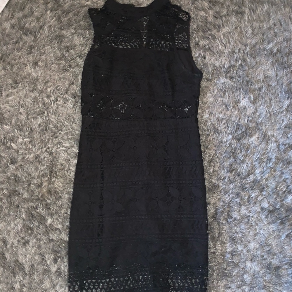 A long Lacey dress